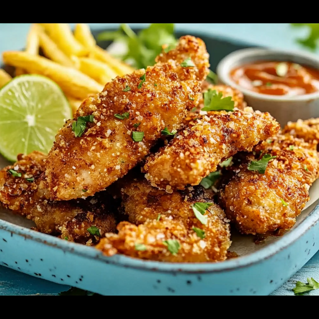 Poulet à l’ail et au miel en friteuse à air