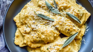 Raviolis au Velouté de Citrouille