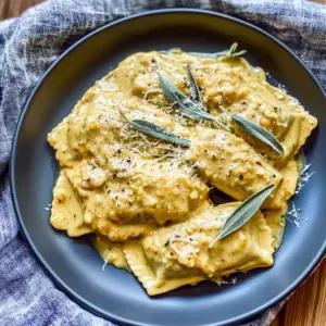 Raviolis au Velouté de Citrouille