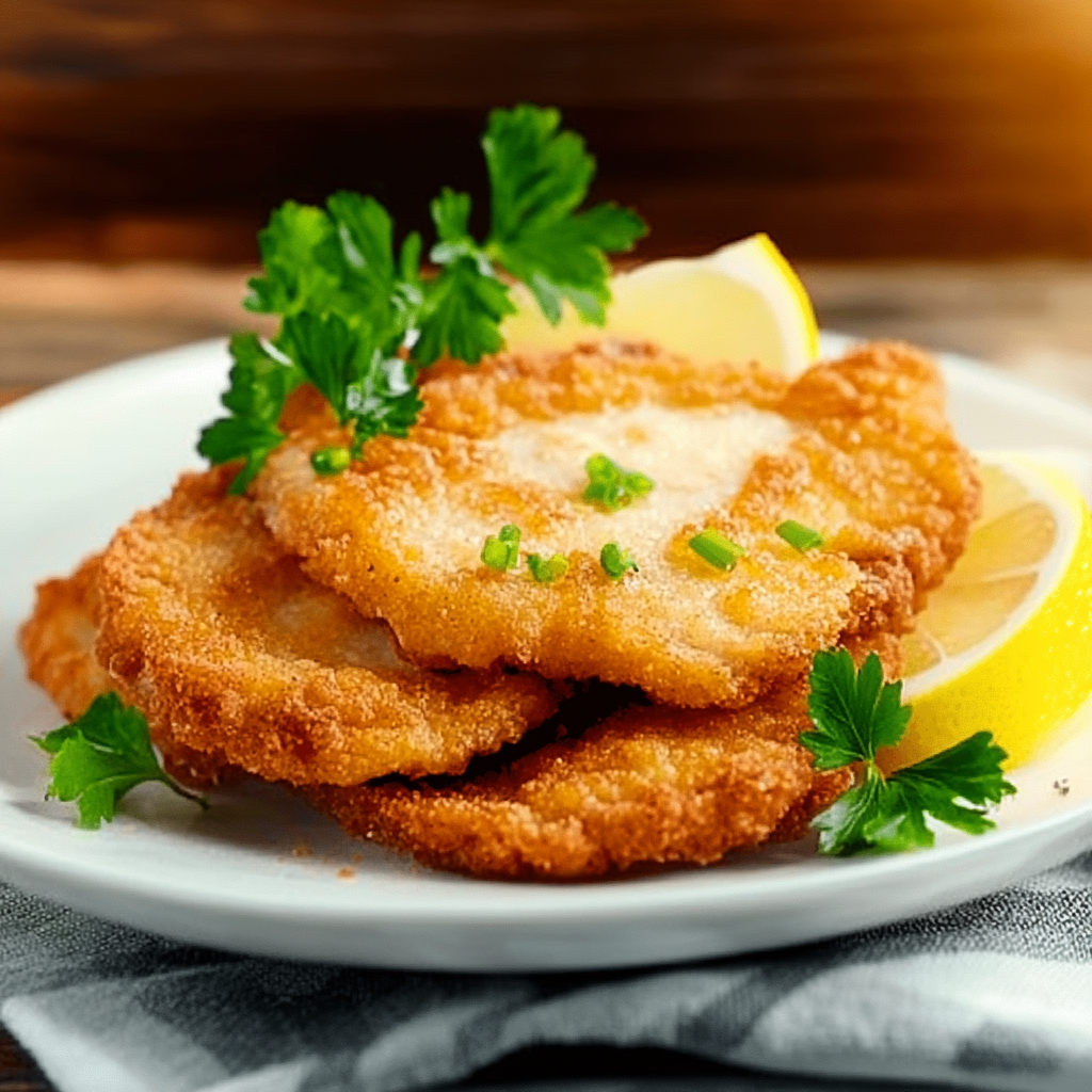 le Escalopes de poulet panées