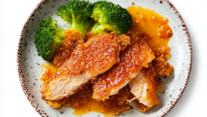 Poulet croustillant miel piquant