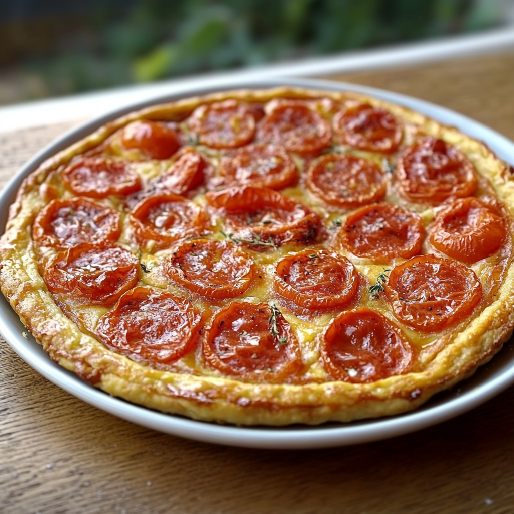 la Tarte Tomate Moutarde