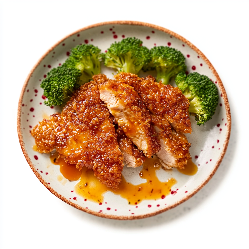 Poulet croustillant miel piquant