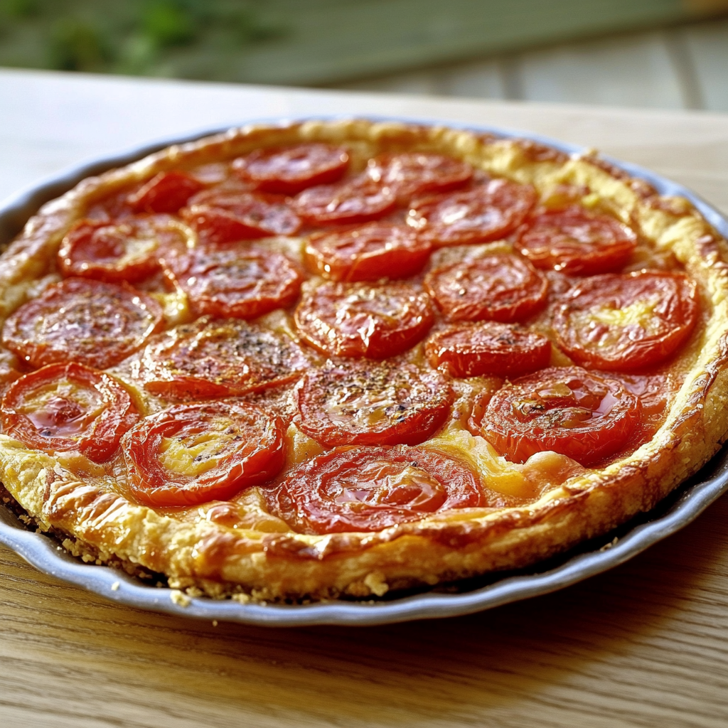 la Tarte Tomate Moutarde
