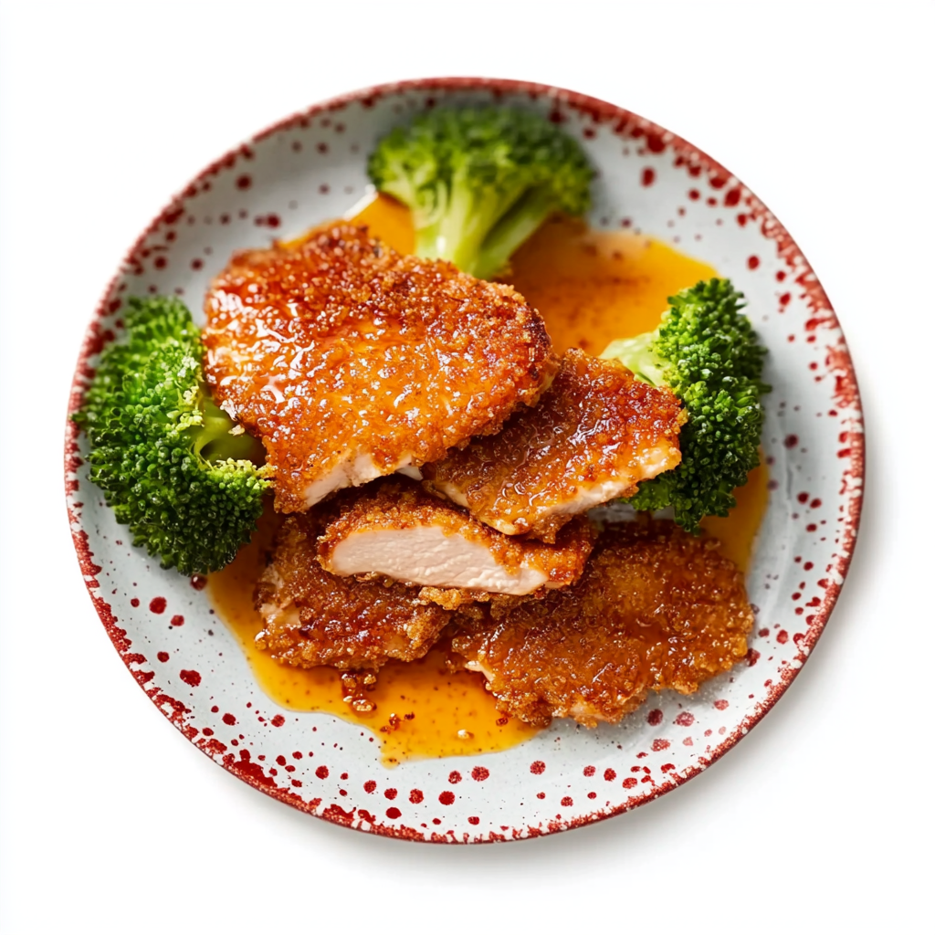 Poulet croustillant miel piquant