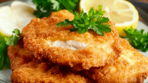 le Escalopes de poulet panées