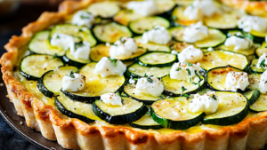 Tarte courgette chèvre : une recette facile et savoureuse