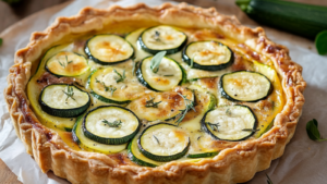 Quiche Courgette Chèvre - A Gastronomic Delight