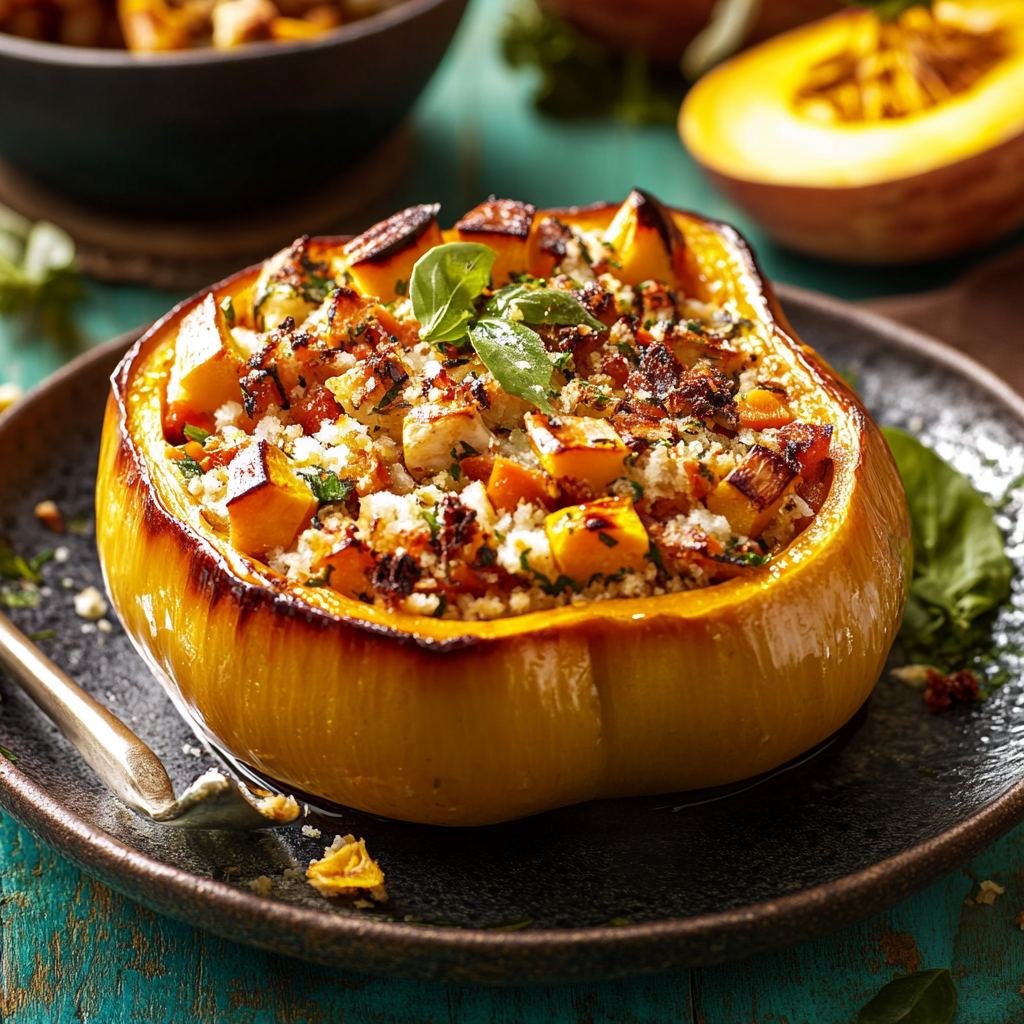 Recette Butternut Farcie: Une Délicieuse Option Végétarienne pour les Repas d'Automne