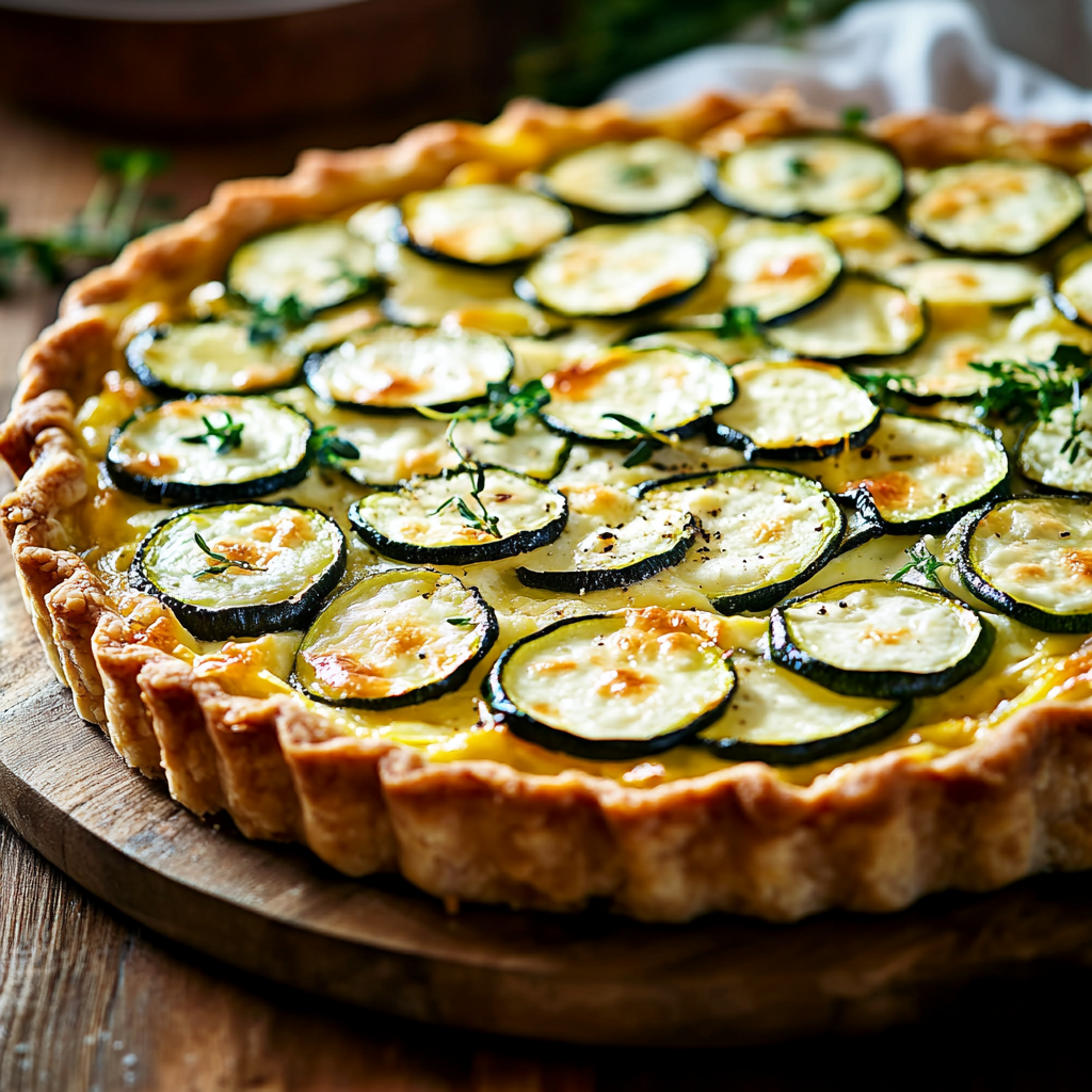 Tarte courgette chèvre : une recette facile et savoureuse