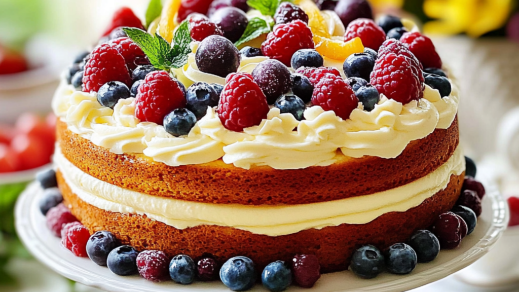 le Gâteau d'anniversaire classique