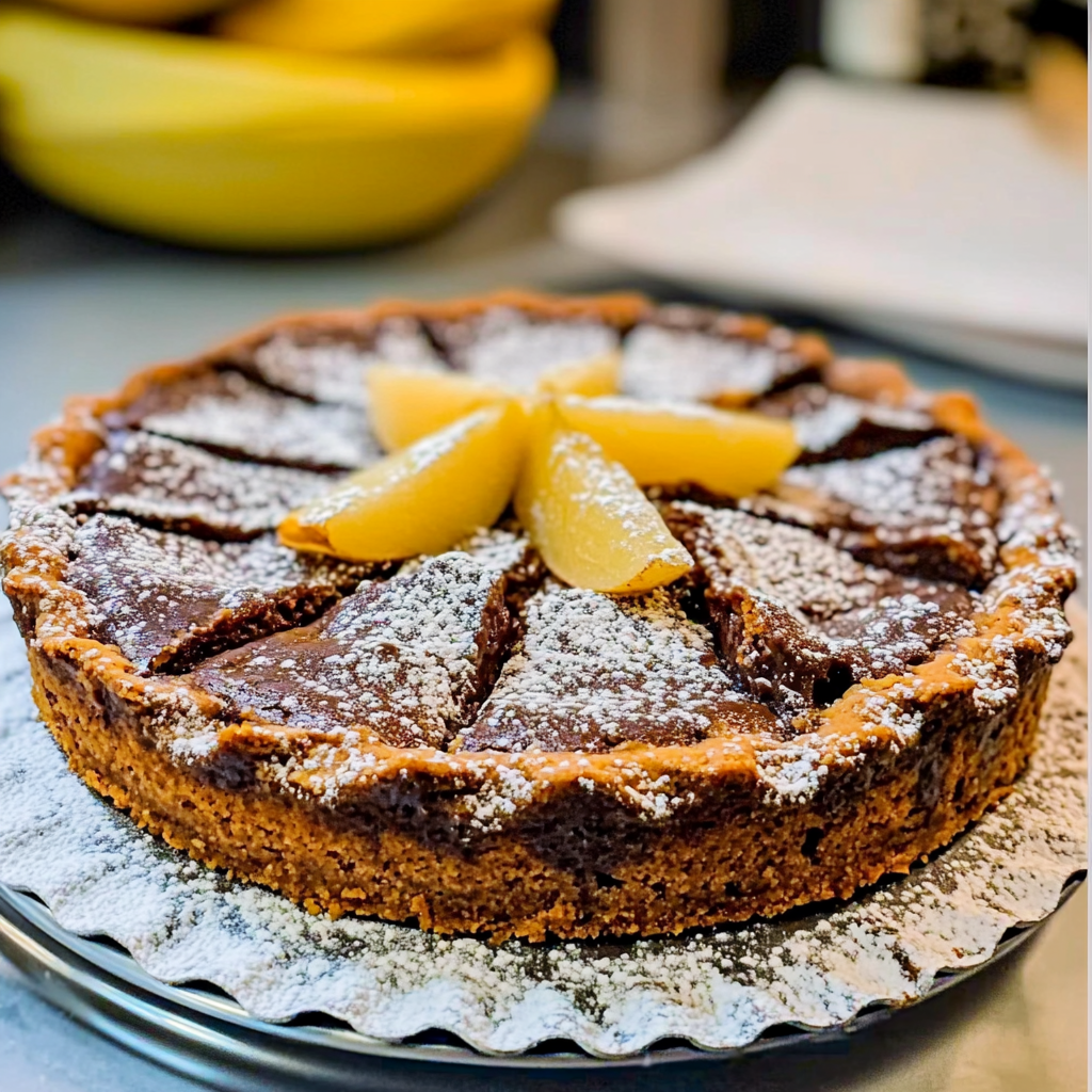 Tarte Chocolat Poire