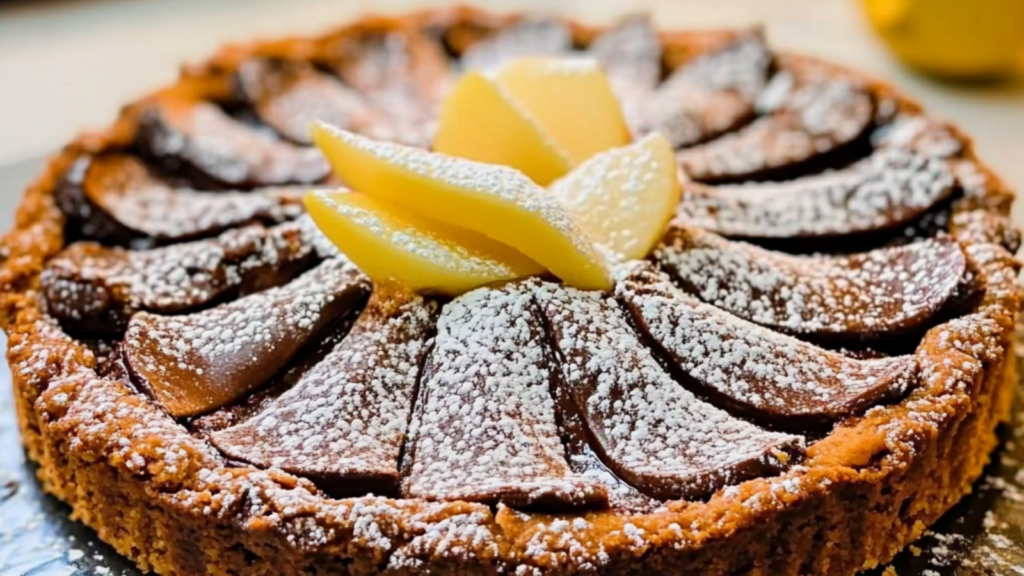 Tarte Chocolat Poire