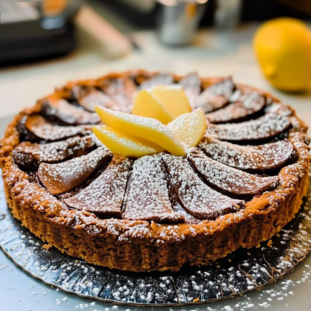 Tarte Chocolat Poire