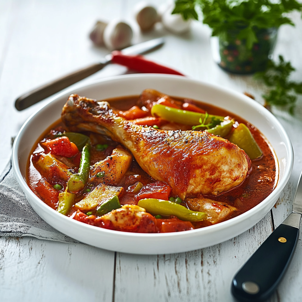 le Poulet Basquaise