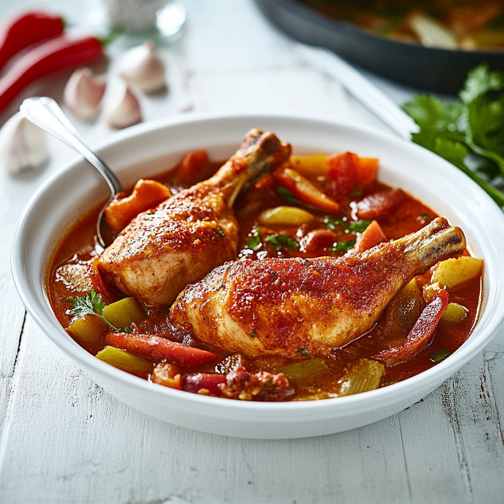 le Poulet Basquaise