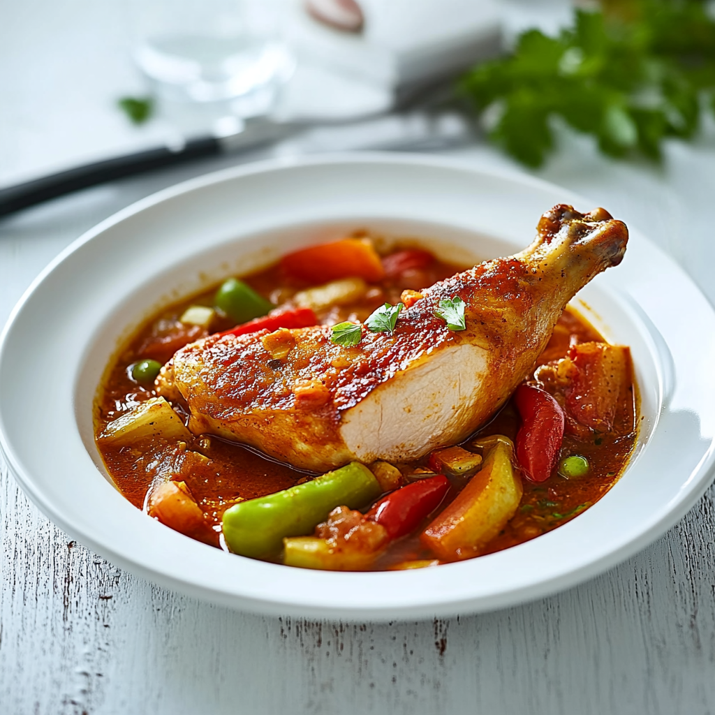 le Poulet Basquaise