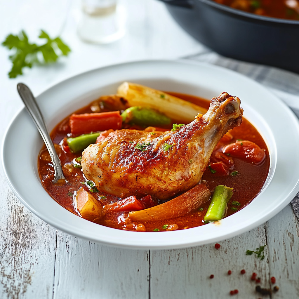 le Poulet Basquaise