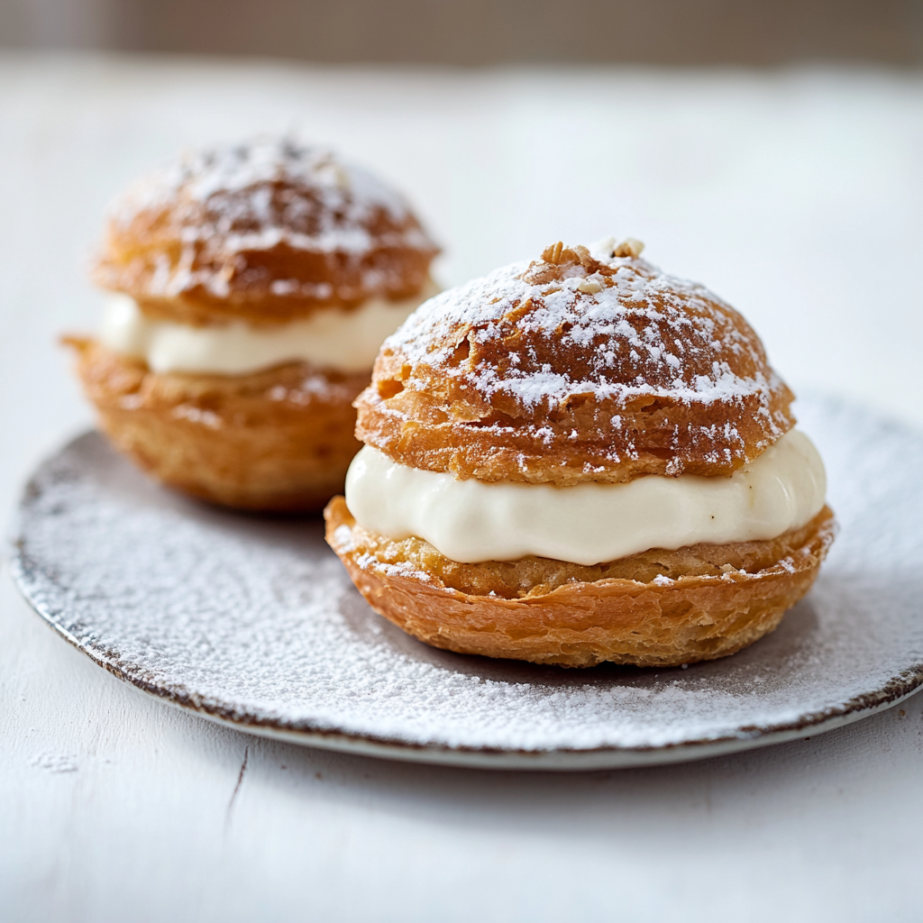 Couronne de Chou à la Crème Pralinée