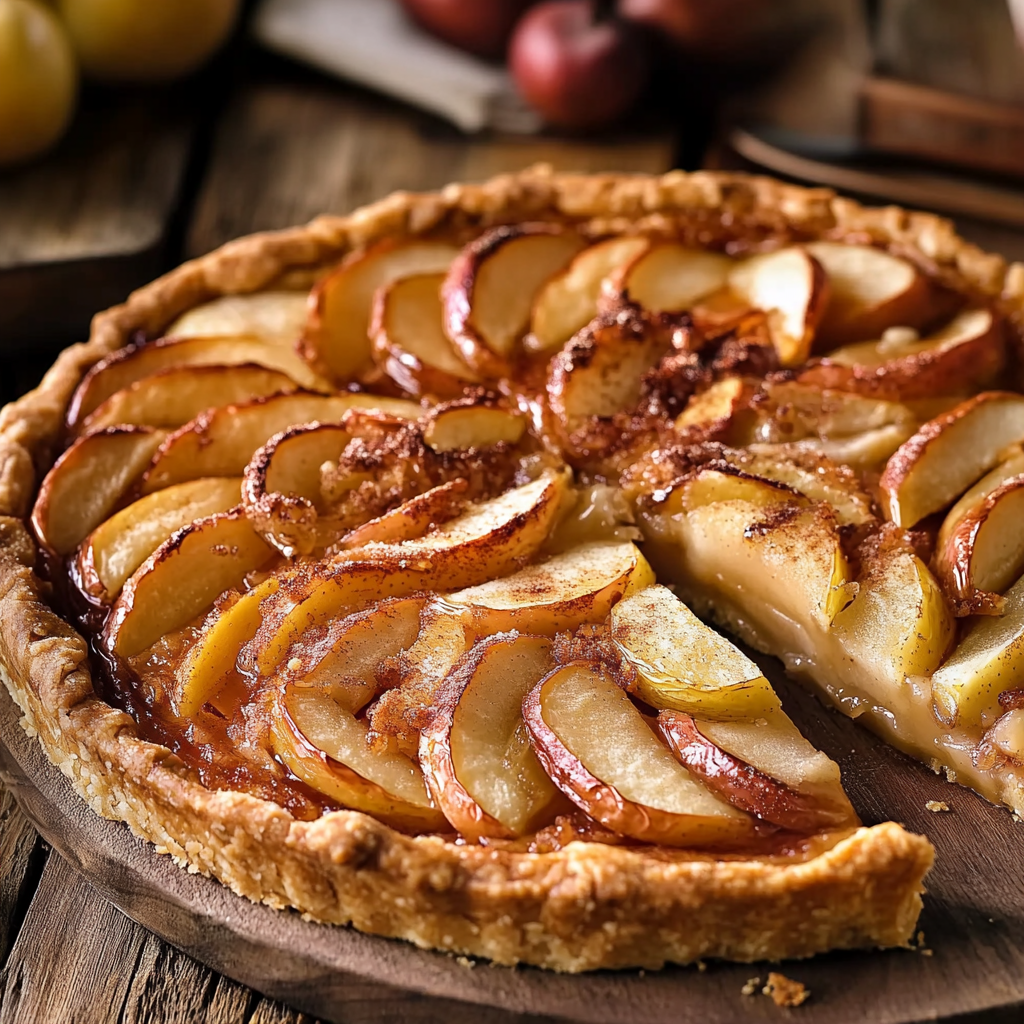 Tarte aux Pommes et Spéculoos