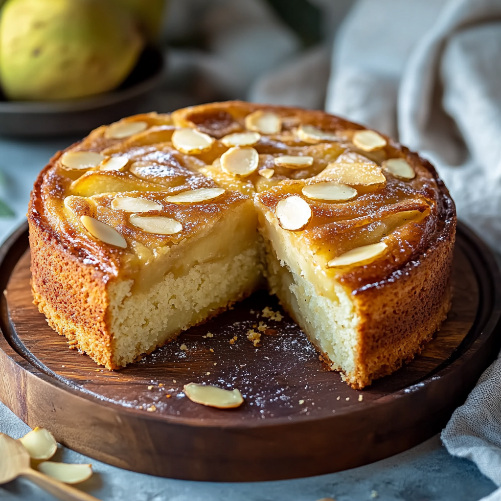 Gâteau au Yaourt Poires Amandes : Une Recette Simple et Gourmande