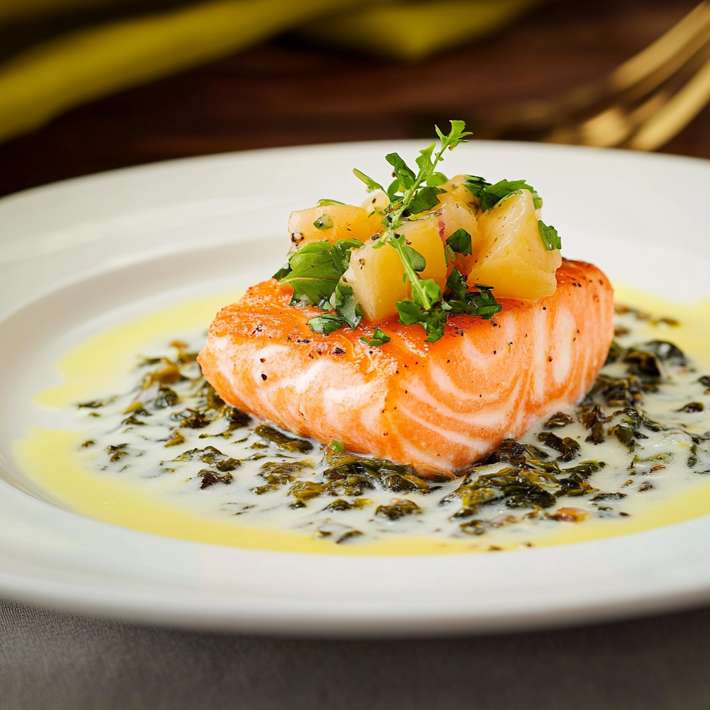 Pavé de Saumon à la Crème de Ciboulette : Une Recette Gourmande et Simple à Essayer