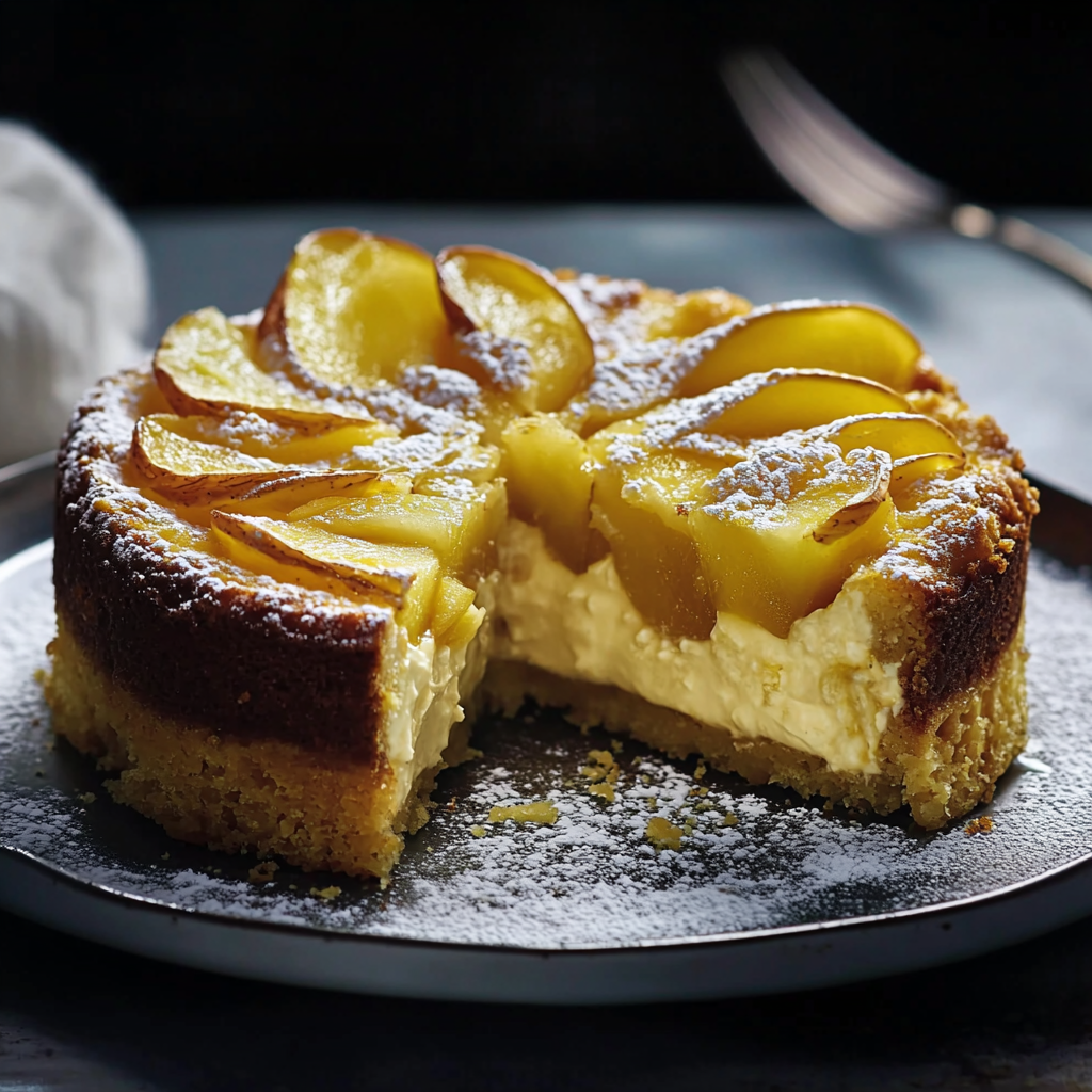 Gâteau aux Pommes et à la Crème : Une Douceur Express et Gourmande en 5 Minutes!