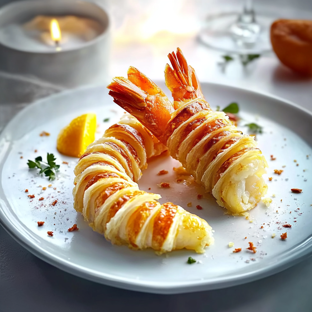 Crevettes en Croûte de Pâte Feuilletée : Une Recette Éblouissante pour Vos Soirées Gourmandes