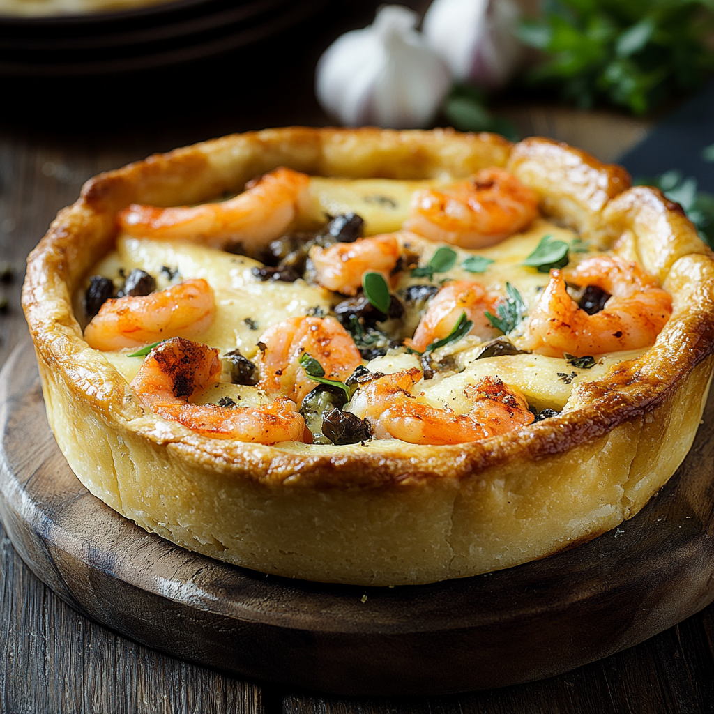 Tarte aux Crevettes Facile : Recette Express
