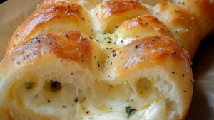Recette de pain à l'ail et à la mozzarella : un délice maison incontournable
