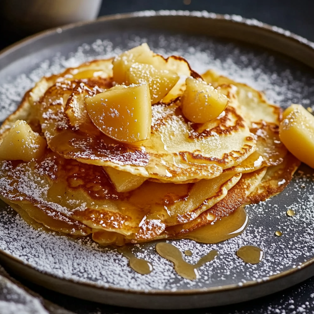 Recette de Crêpes Matefaim aux Pommes et au Caramel: Une Explosion de Saveurs Gourmandes!