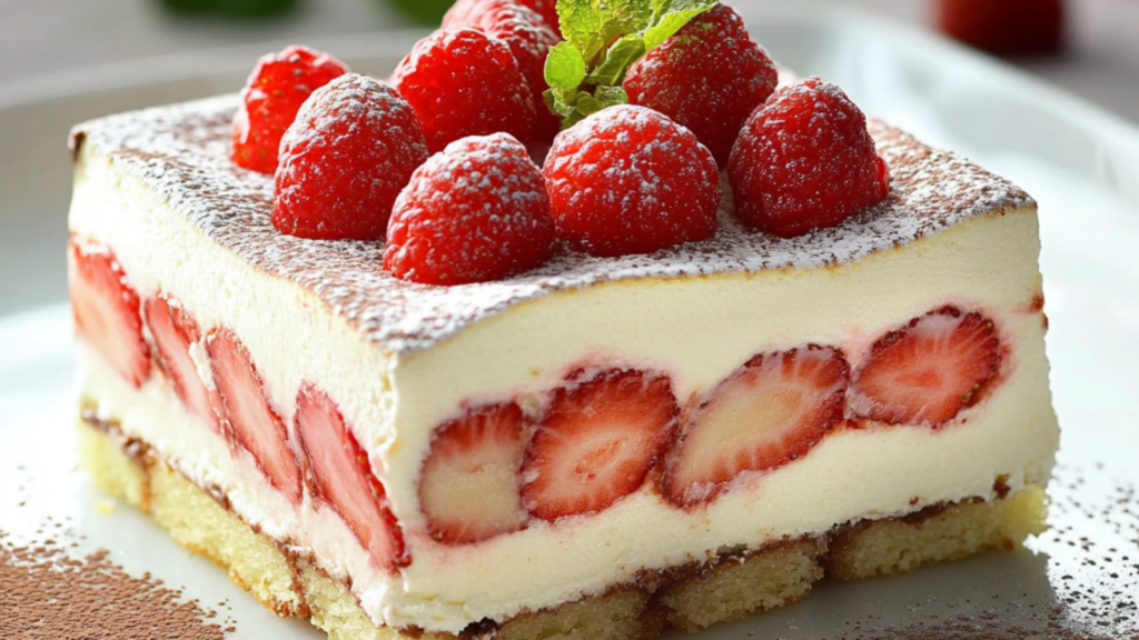 Tiramisu aux Fraises et Chocolat Blanc : Une Douce Symphonie de Saveurs Estivales