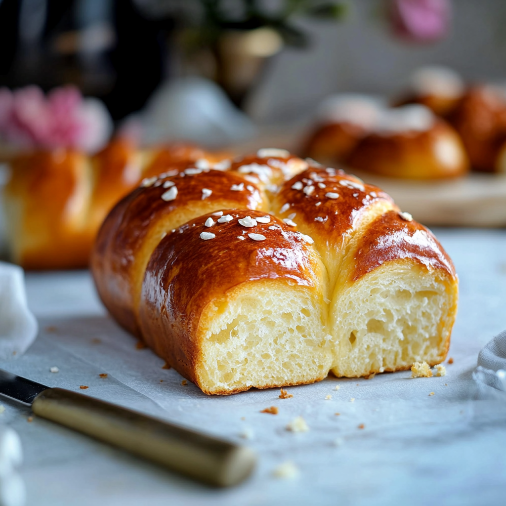 Brioche au Yaourt Légère Sans Pétrissage : Une Douceur Moelleuse à Déguster