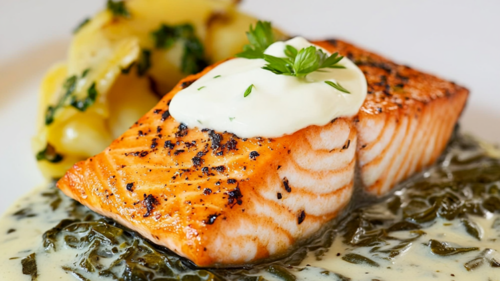 Pavé de Saumon à la Crème de Ciboulette : Une Recette Gourmande et Simple à Essayer