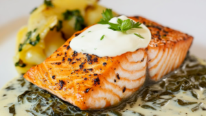 Pavé de Saumon à la Crème de Ciboulette : Une Recette Gourmande et Simple à Essayer