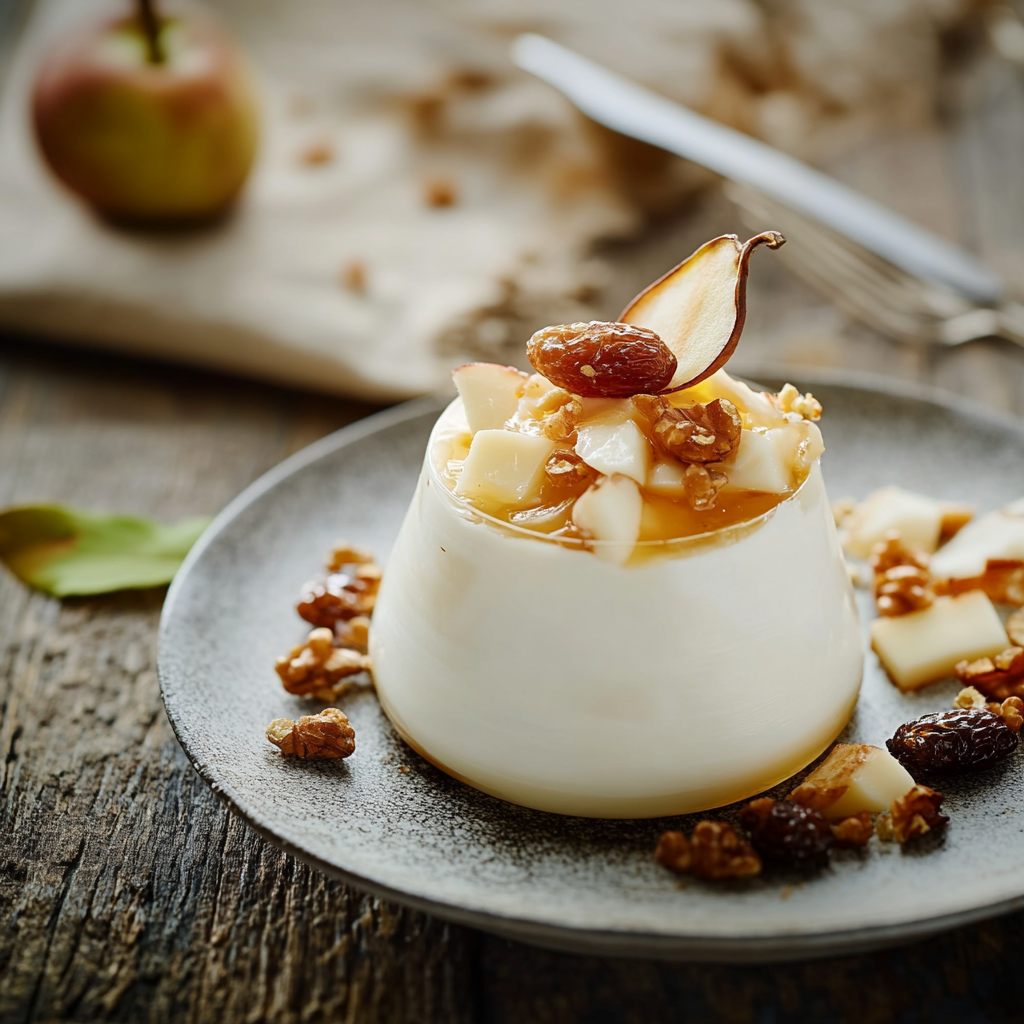 Verrines d'Automne: Une Symphonie Gourmande de Poires, Marrons et Fromage Blanc