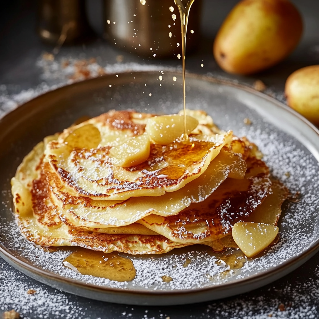 Recette de Crêpes Matefaim aux Pommes et au Caramel: Une Explosion de Saveurs Gourmandes!