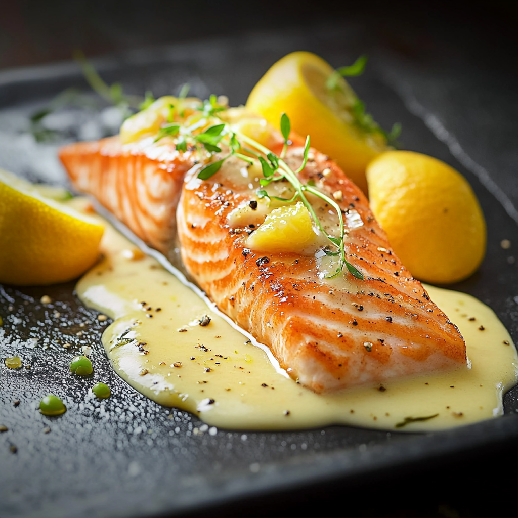 Saumon au Beurre à l'Ail et Citron : Une Recette Gourmande et Saine