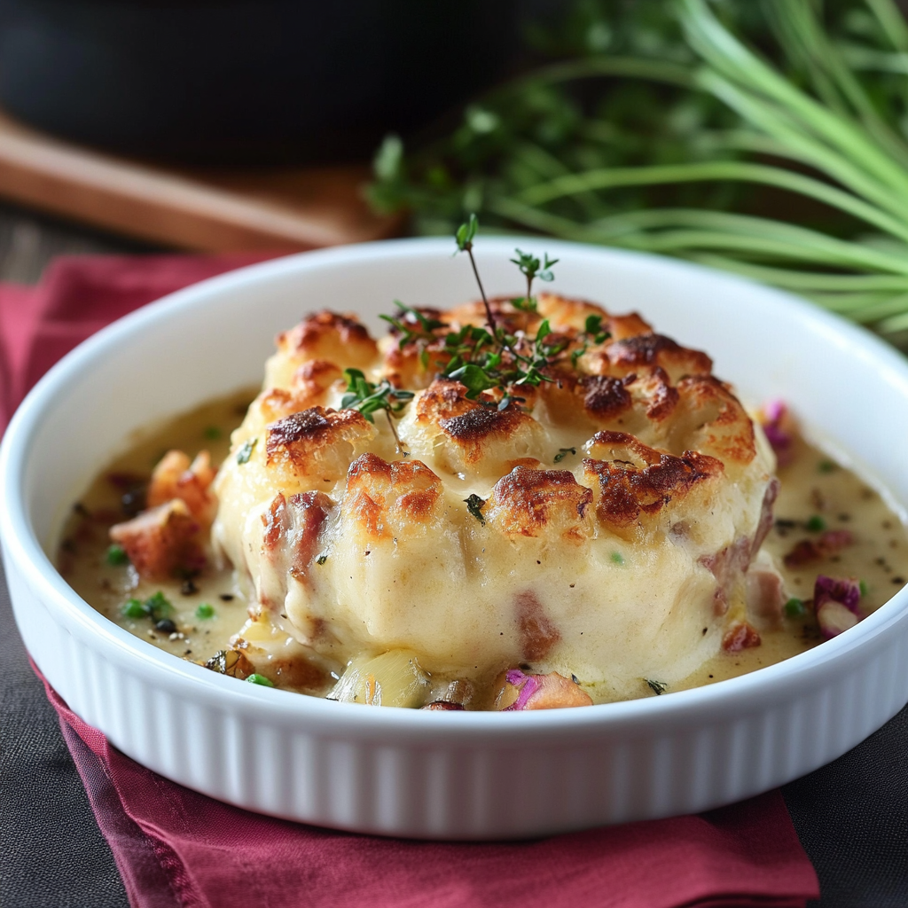 Gratin de Chou-fleur et Viande Hachée : Une Explosion de Saveurs dans Votre Assiette