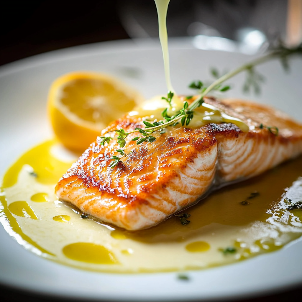 Saumon au Beurre à l'Ail et Citron : Une Recette Gourmande et Saine