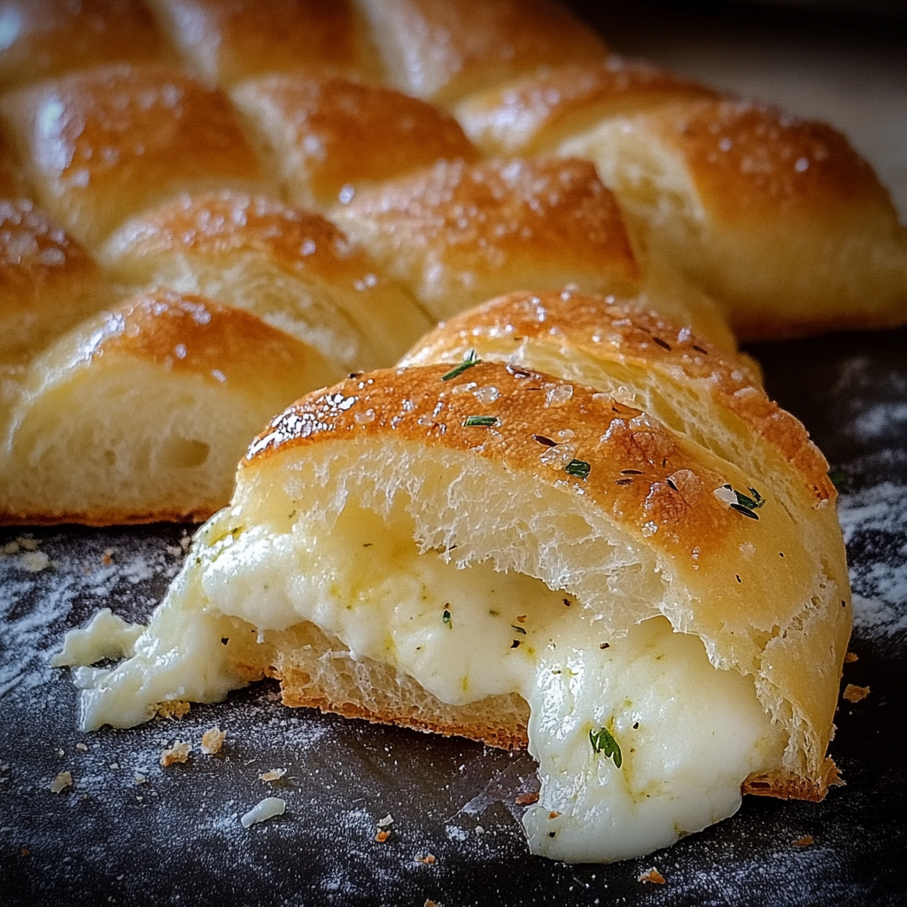 Recette de pain à l'ail et à la mozzarella : un délice maison incontournable