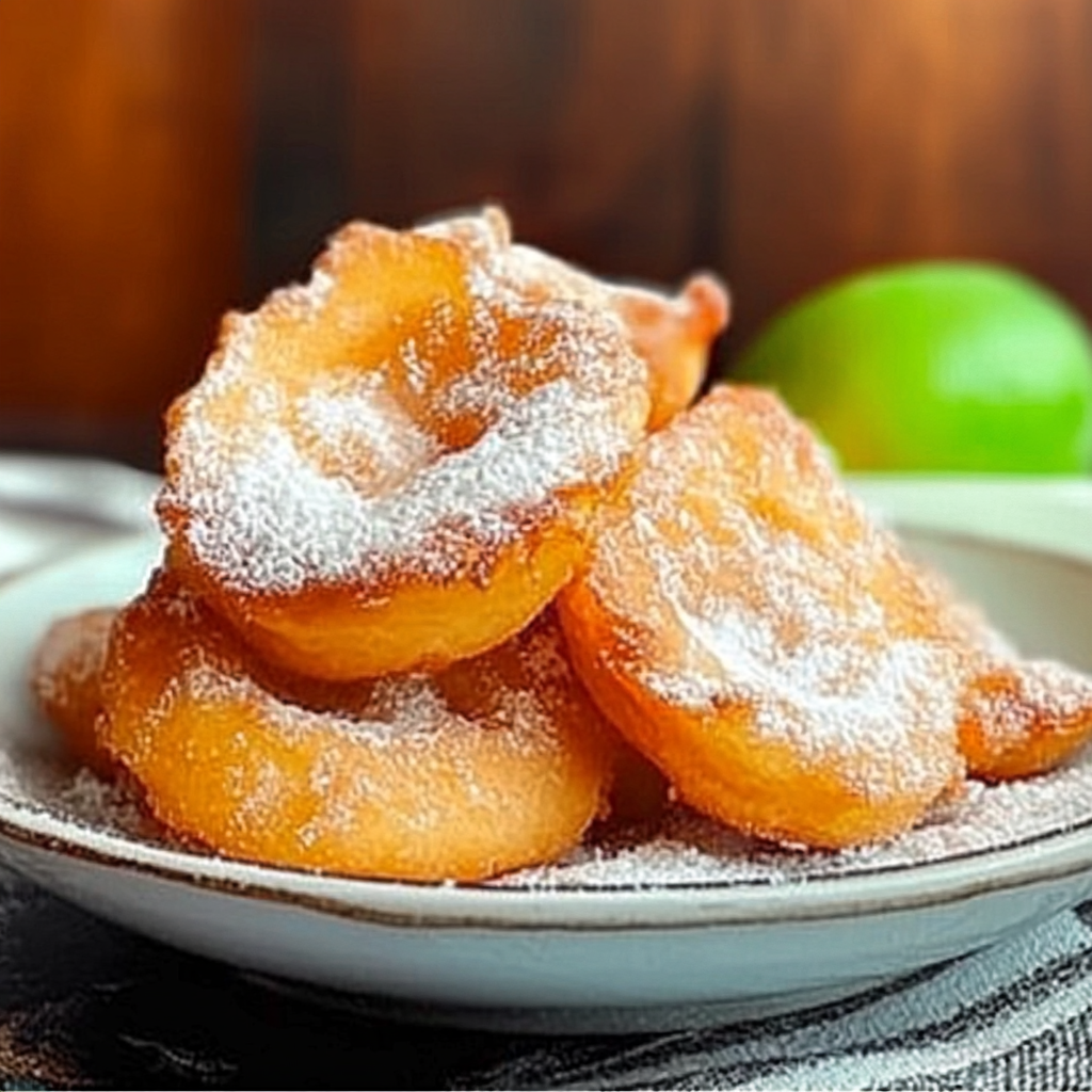 Recette beignets aux pommes