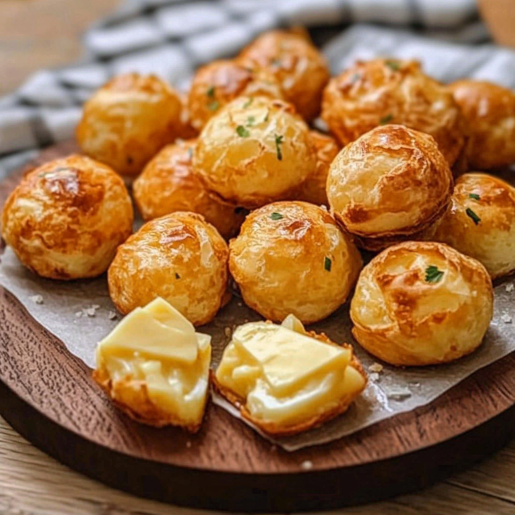 Bouchées aux Lardons Fumés et Comté