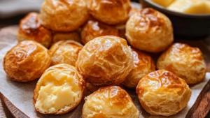 Bouchées aux Lardons Fumés et Comté