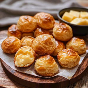 Bouchées aux Lardons Fumés et Comté