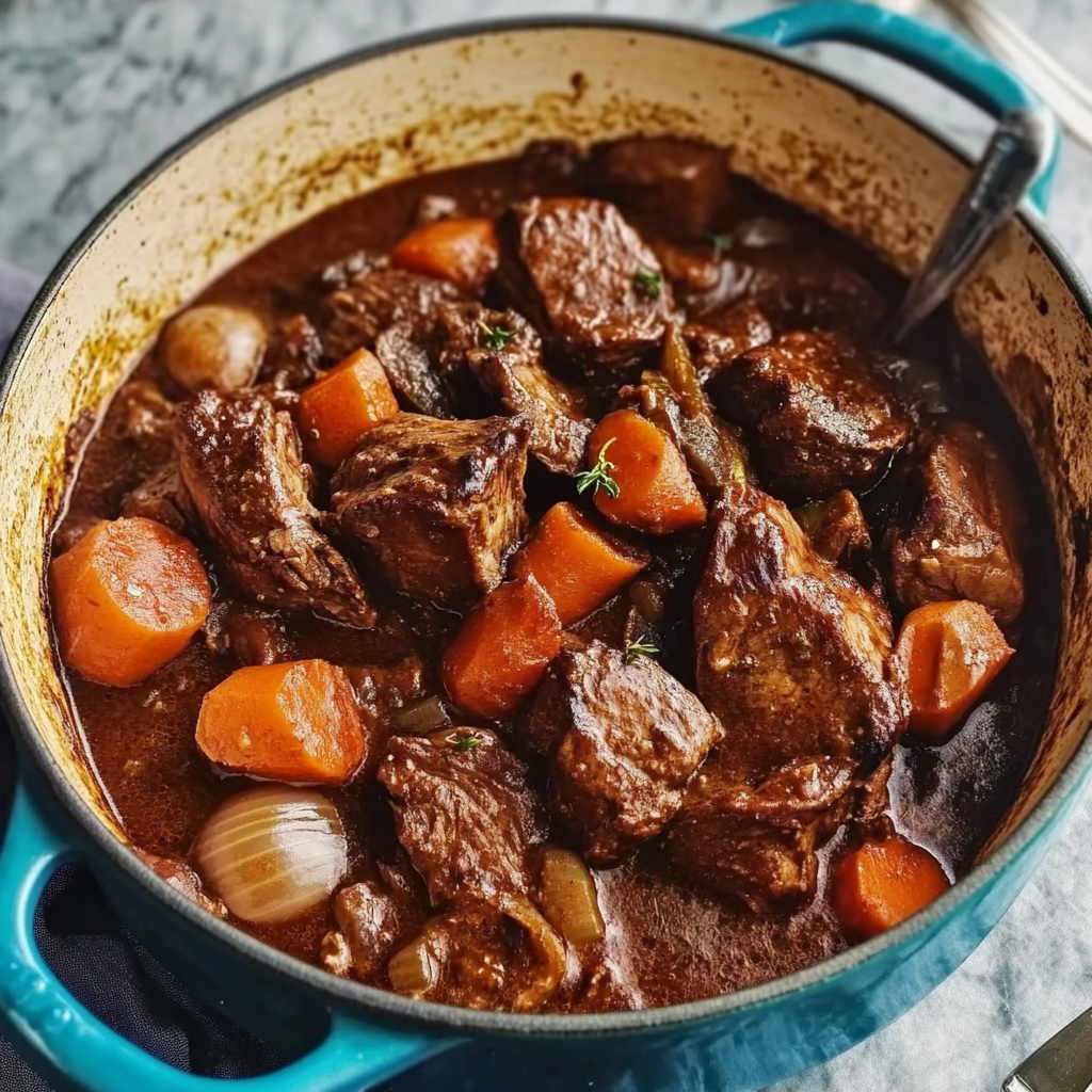 Bœuf Bourguignon façon Cyril Lignac