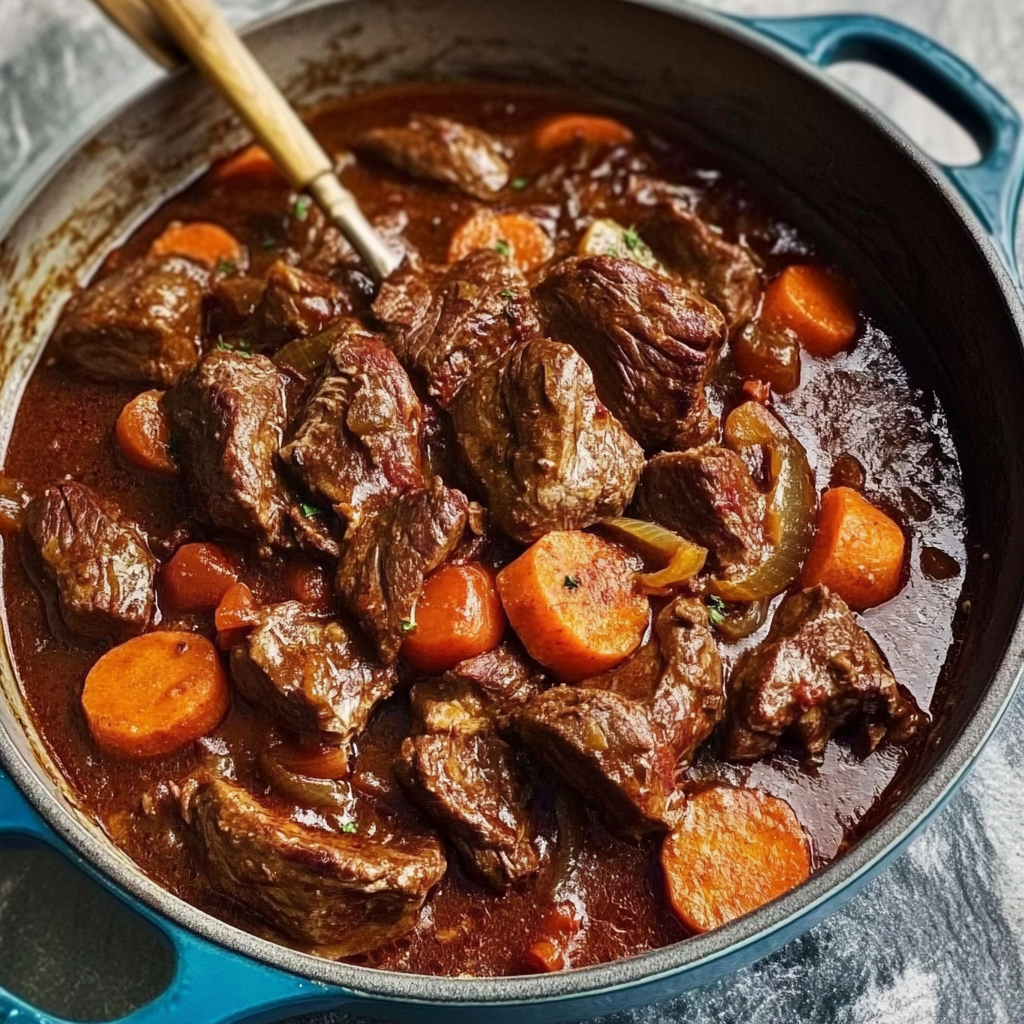 Bœuf Bourguignon façon Cyril Lignac