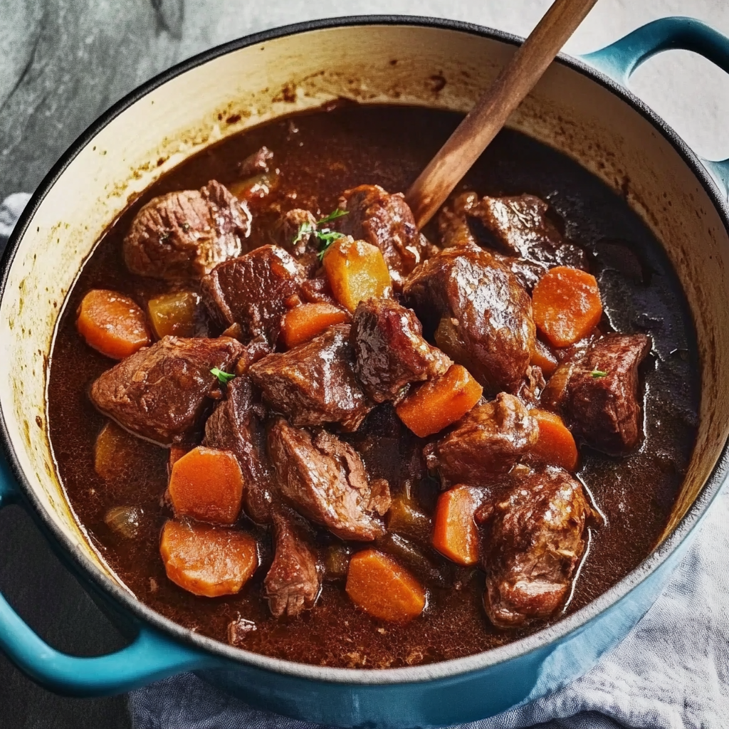 Bœuf Bourguignon façon Cyril Lignac