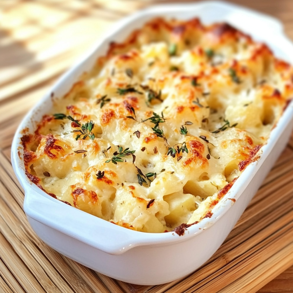 Gratin de Chou-fleur et Pommes de Terre au Comté