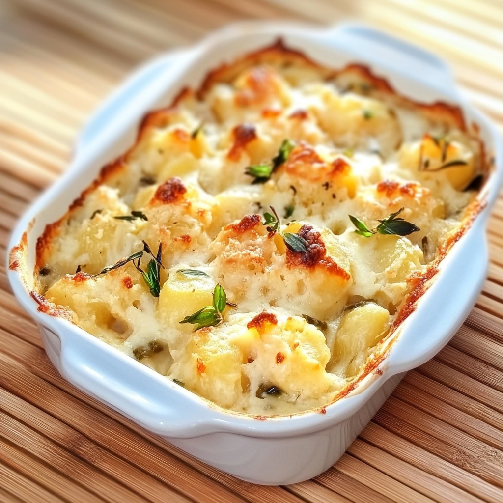 Gratin de Chou-fleur et Pommes de Terre au Comté